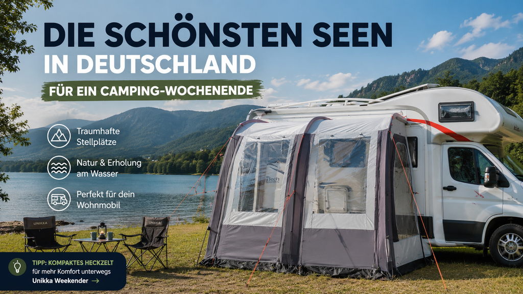 Die schönsten Seen in Deutschland für ein Camping-Wochenende