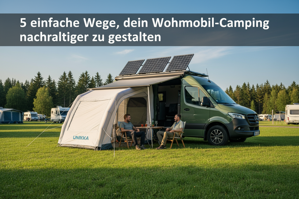 5 einfache Wege, dein Wohnmobil-Camping nachhaltiger zu gestalten