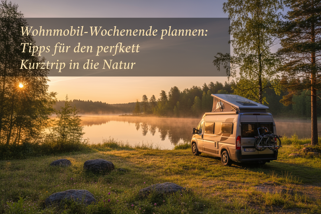 Wohnmobil-Wochenende planen: Tipps für den perfekten Kurztrip in die Natur