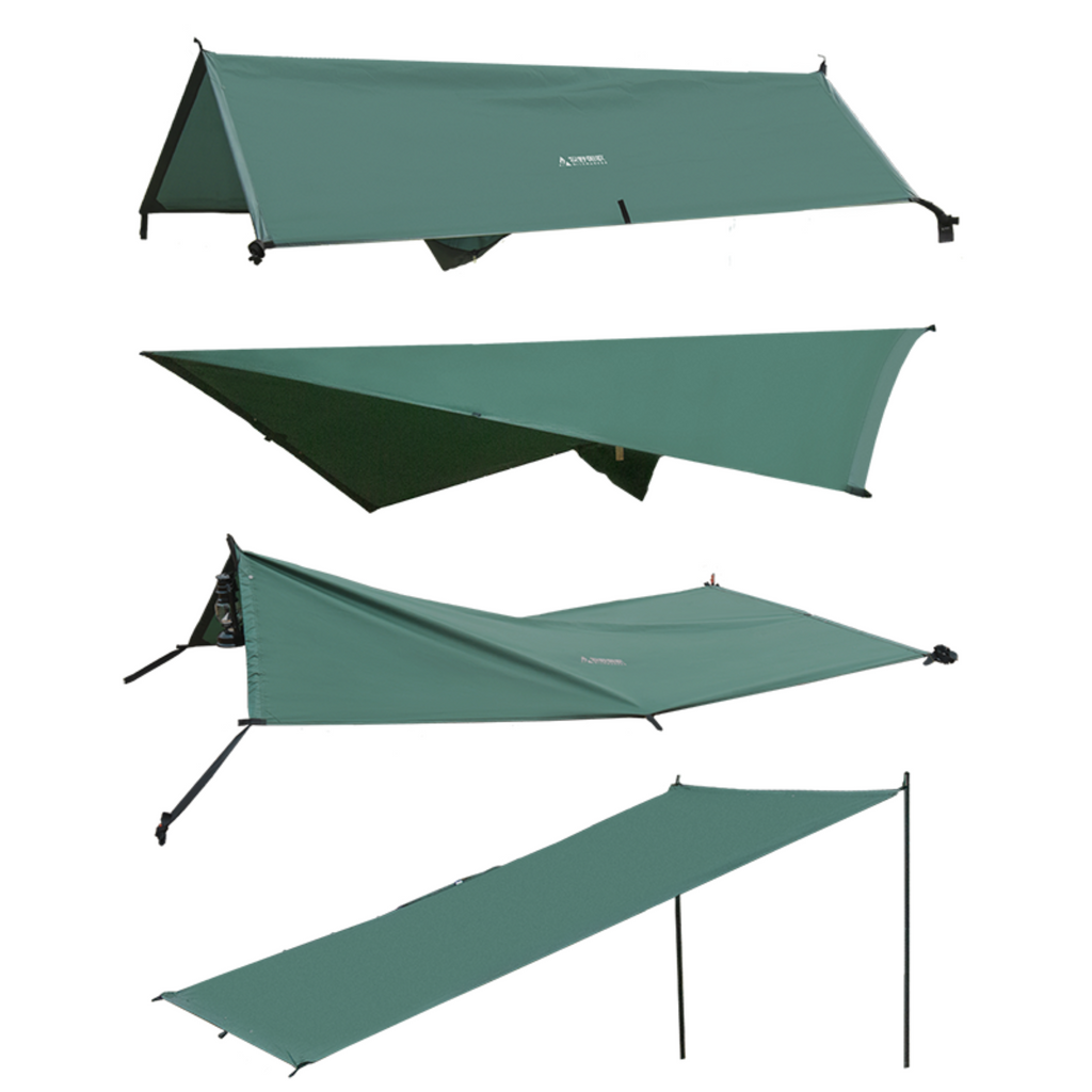 Unikka VersaPack 4-in-1 Poncho / Hammock / Ground Mat / Canopy