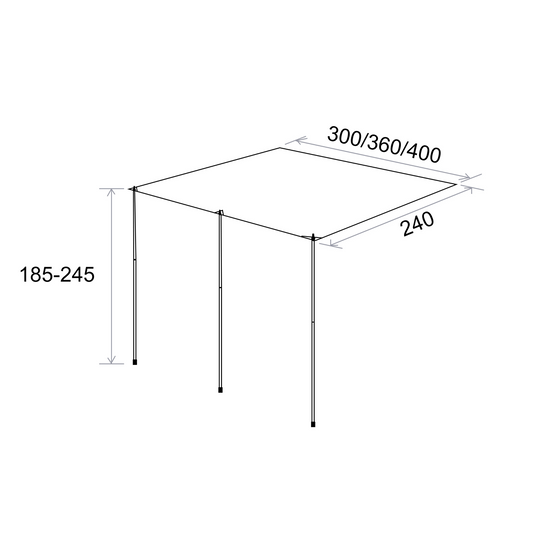 Unikka Comfort Parasol para Caravana